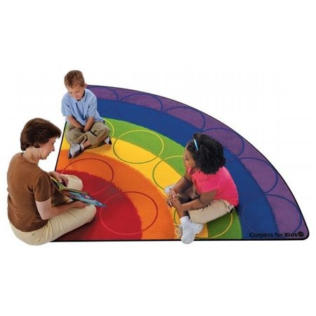 CARPETS FOR KIDS Carpets for Kids 8434 Rainbow Seating Rug 8434